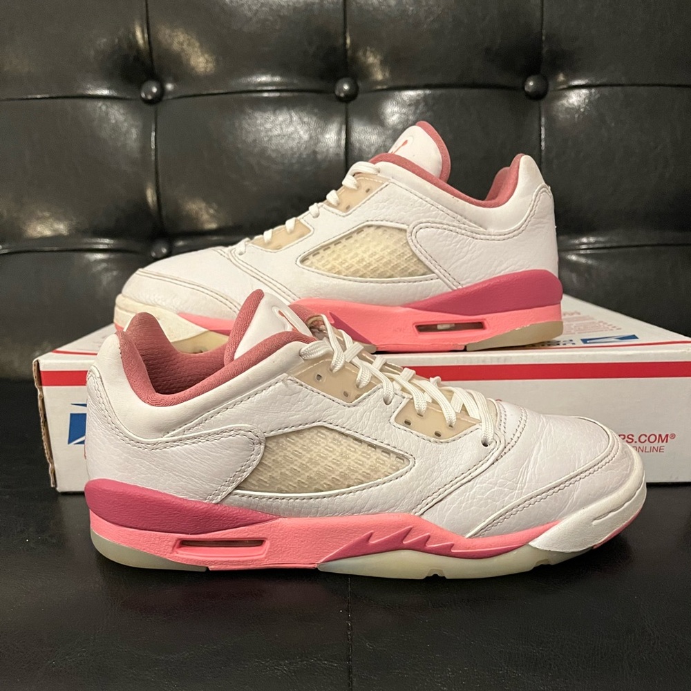 Jordan 5‎ Low GS ‘White Coral Chalk/Desert Berry’